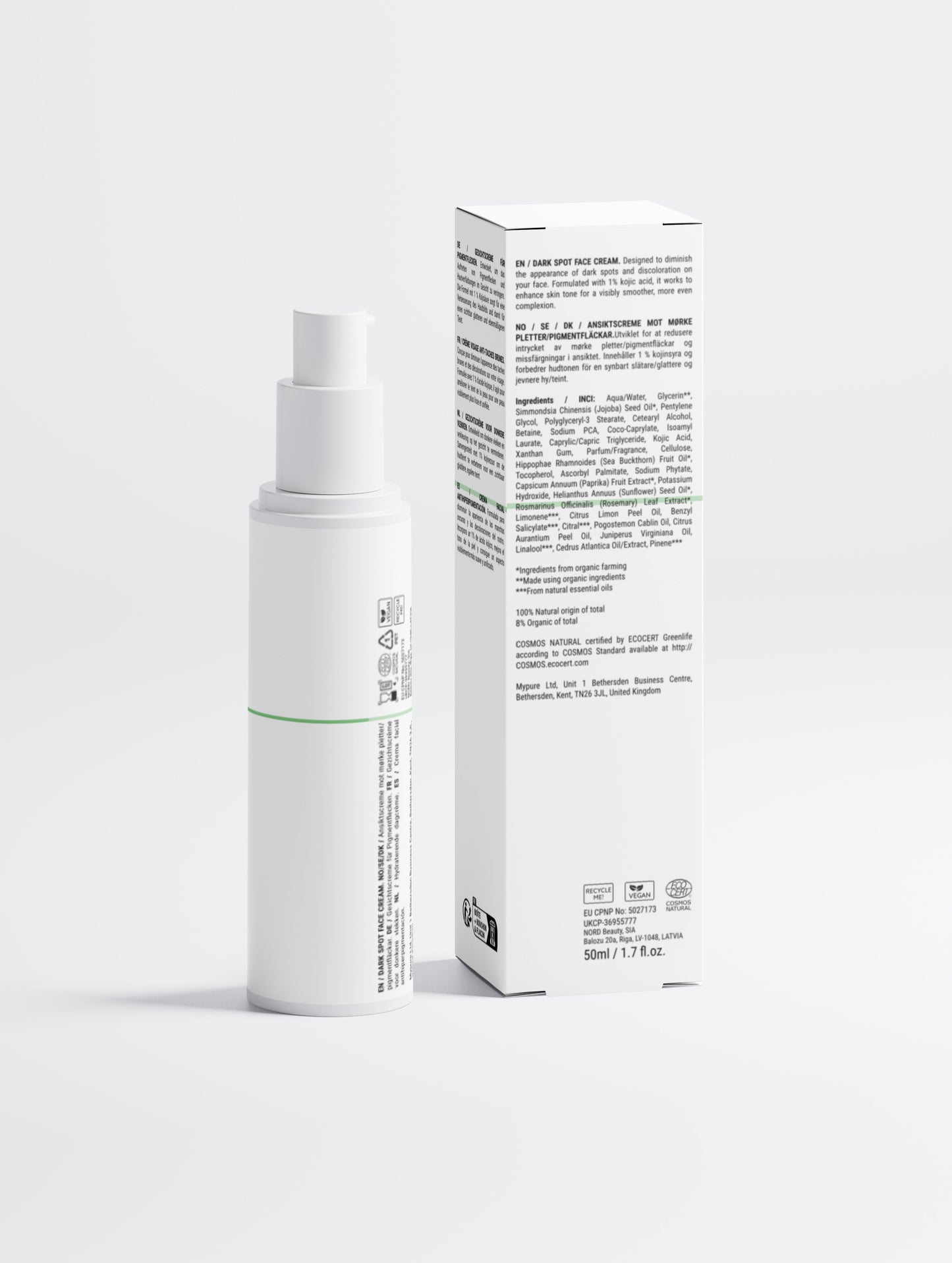 Dark Spot Face Cream with Kojic Acid