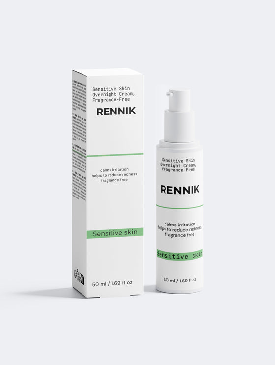 Sensitive Skin Overnight Cream, Fragrance-Free