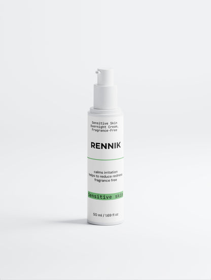 Sensitive Skin Overnight Cream, Fragrance-Free