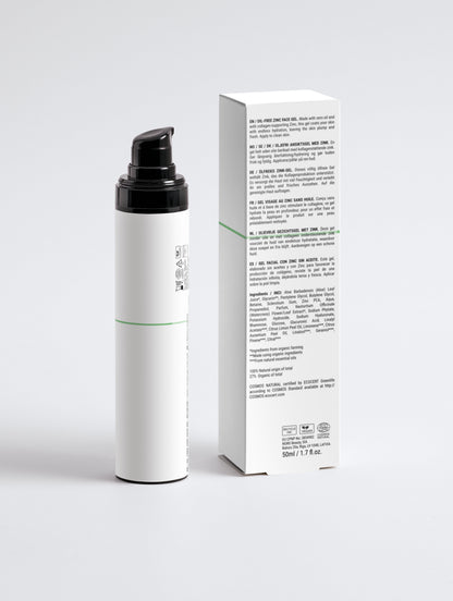 Oil-Free Zinc Face Gel for Men