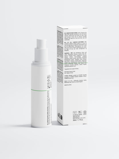 Sensitive Skin Overnight Cream, Fragrance-Free