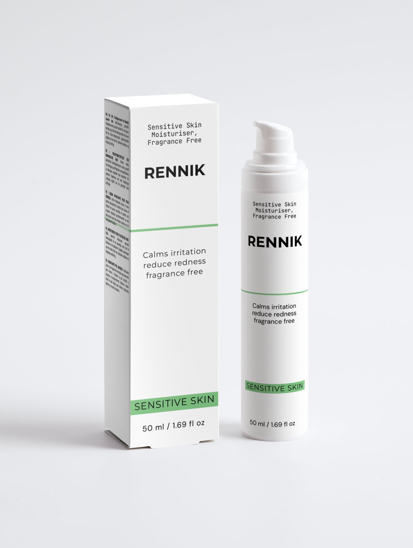 Sensitive Skin Moisturiser, Fragrance Free